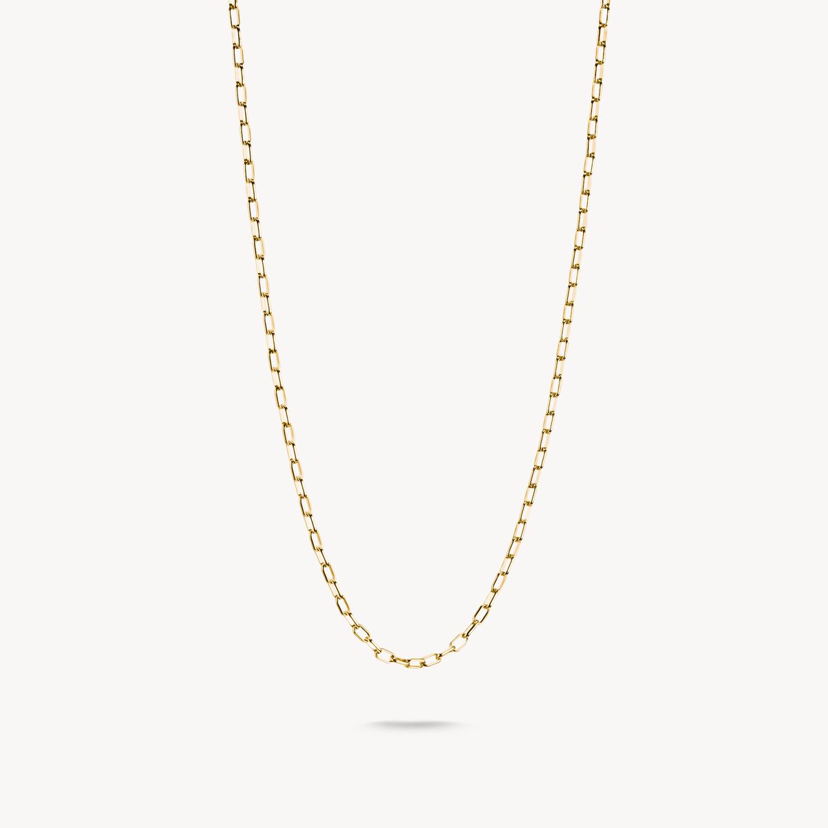 Thomas Sabo Charm Club Charming Connect Gold Plated Paperclip Necklace KE2328-413-39