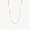 Thomas Sabo Charm Club Charming Connect Gold Plated Paperclip Necklace KE2328-413-39