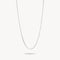 Thomas Sabo Charm Club Charming Connect Sterling Silver Figaro Design Necklace KE2329-001-21-L45v