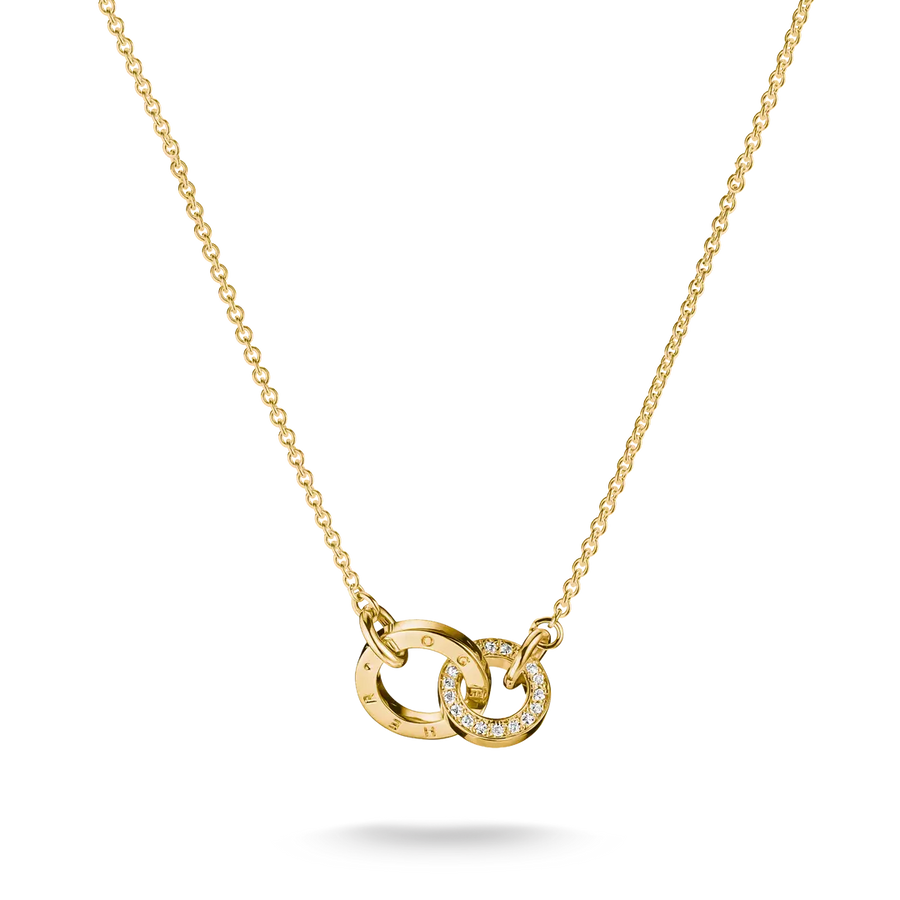 Thomas Sabo 18k Gold Plated Together Necklace KE2385-M01-14-L45V