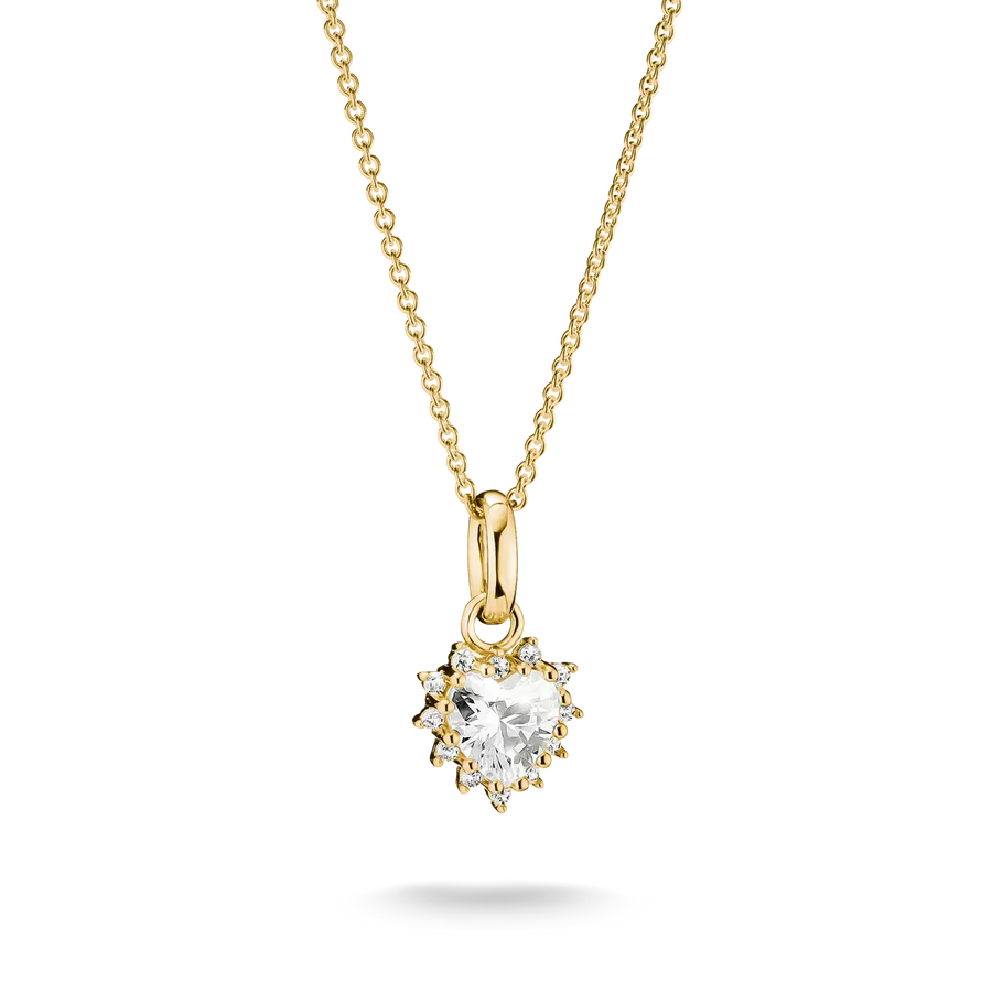 Thomas Sabo 18k Gold Plated Classic Necklace KE2386-M01-14-L45V