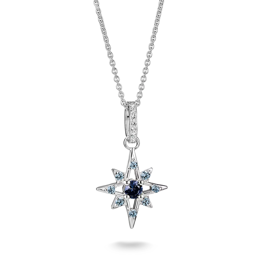 Thomas Sabo Midnight Sky Sterling Silver Crystal Zirconia Necklace KE2394-166-1-L50
