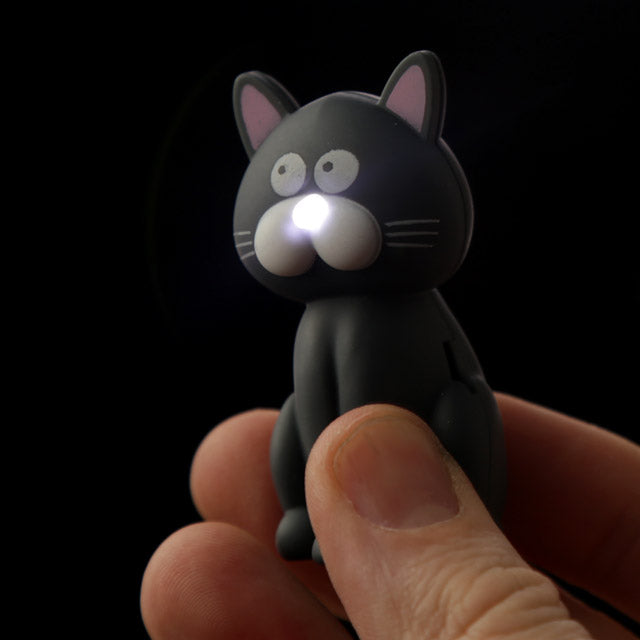 Cat LED Keyring with Meowing Sound KEY104