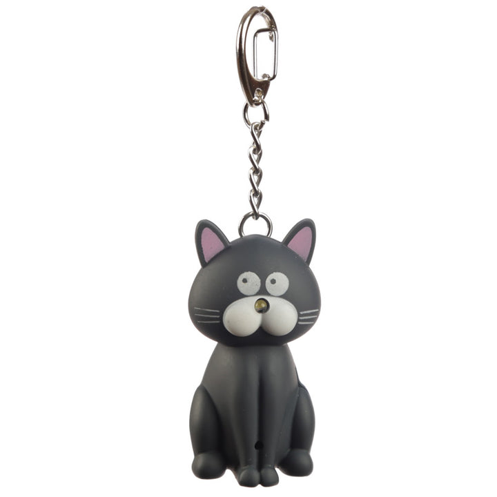 Cat LED Keyring with Meowing Sound KEY104