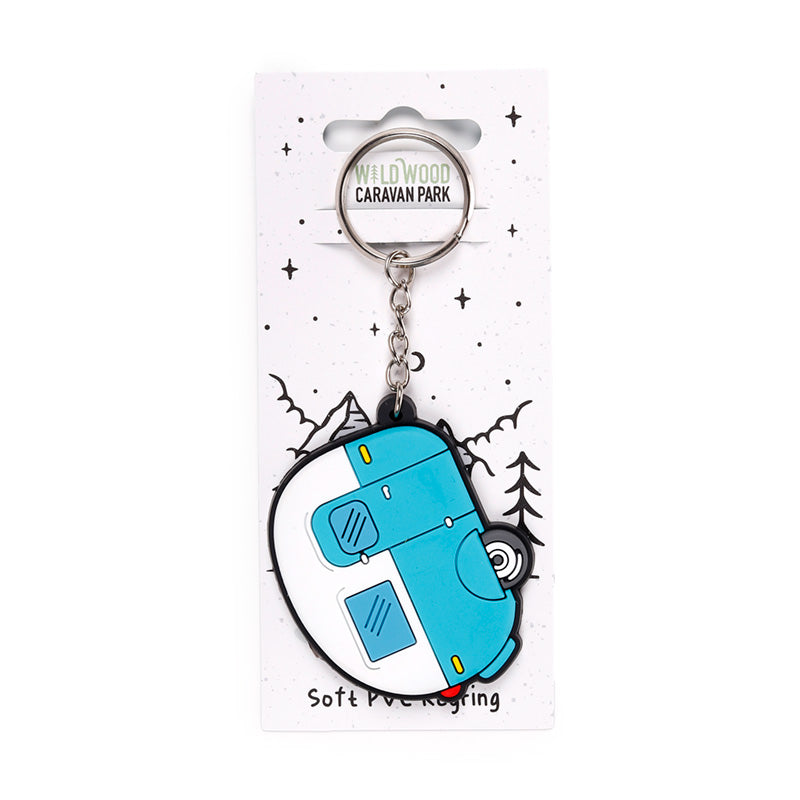 Home is Where You Park It Caravan PVC Keyring KEY128