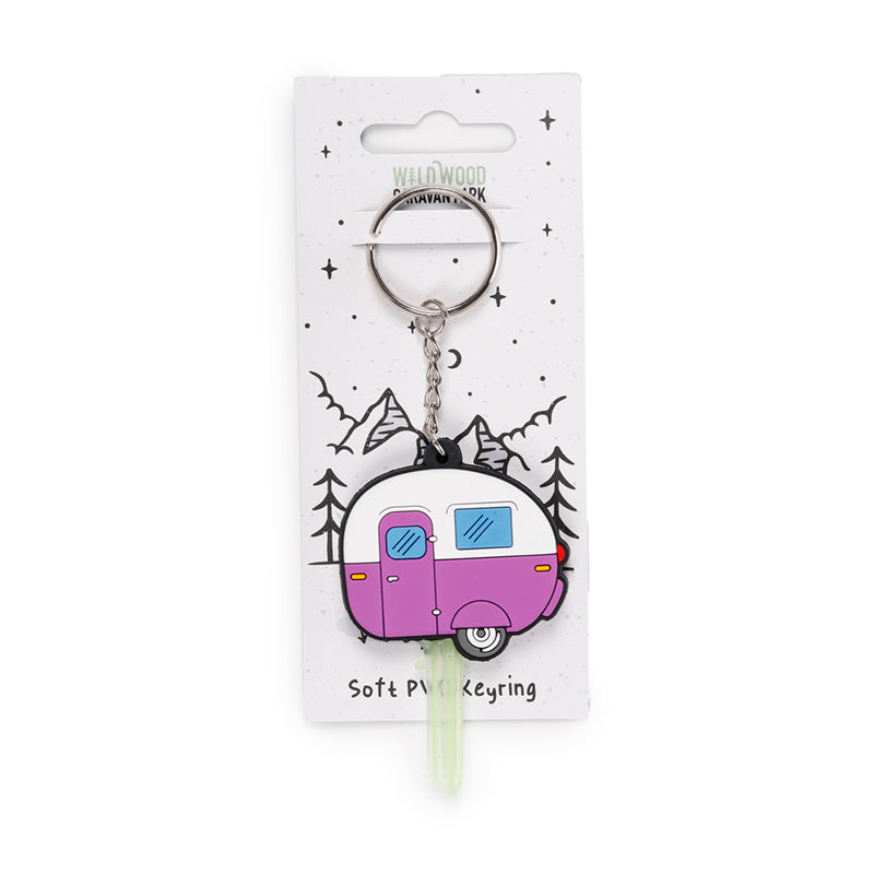 Home is Where You Park It Caravan PVC Key Cover Keyring KEY129