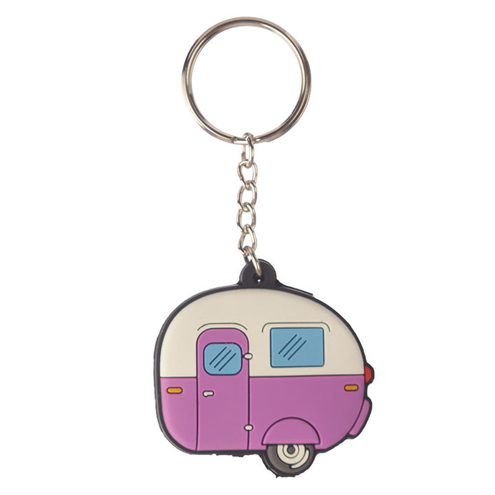Home is Where You Park It Caravan PVC Key Cover Keyring KEY129