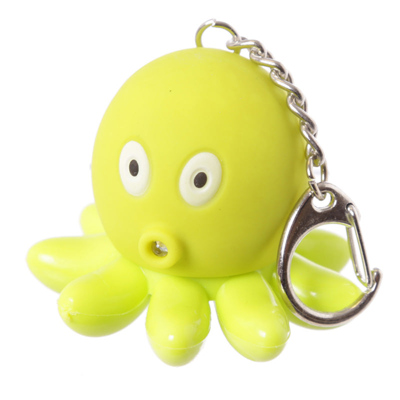 Octopus Penguin & Dolphin LED Sealife Keyring with Sound KEY19