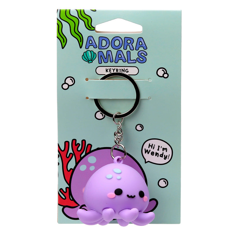 Wendy the Octopus Adoramals 3D PVC Keyring KEY277