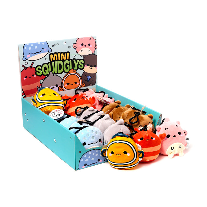 Squidglys Adoramals Sealife Plush Keyring KEY292