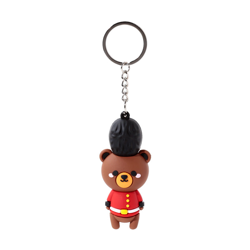 Arthur the Bear London Guardsman 3D PVC Keyring KEY295