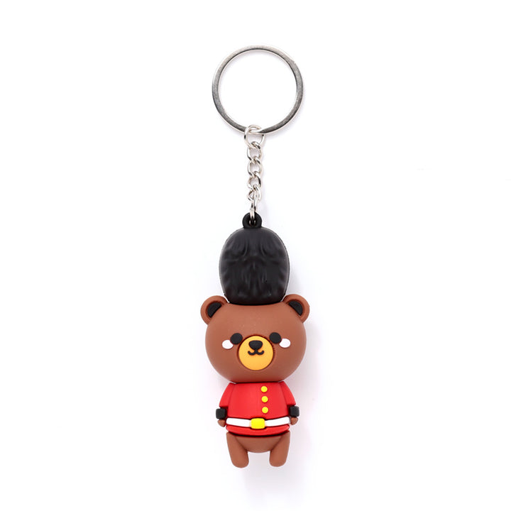 Arthur the Bear London Guardsman 3D PVC Keyring KEY295