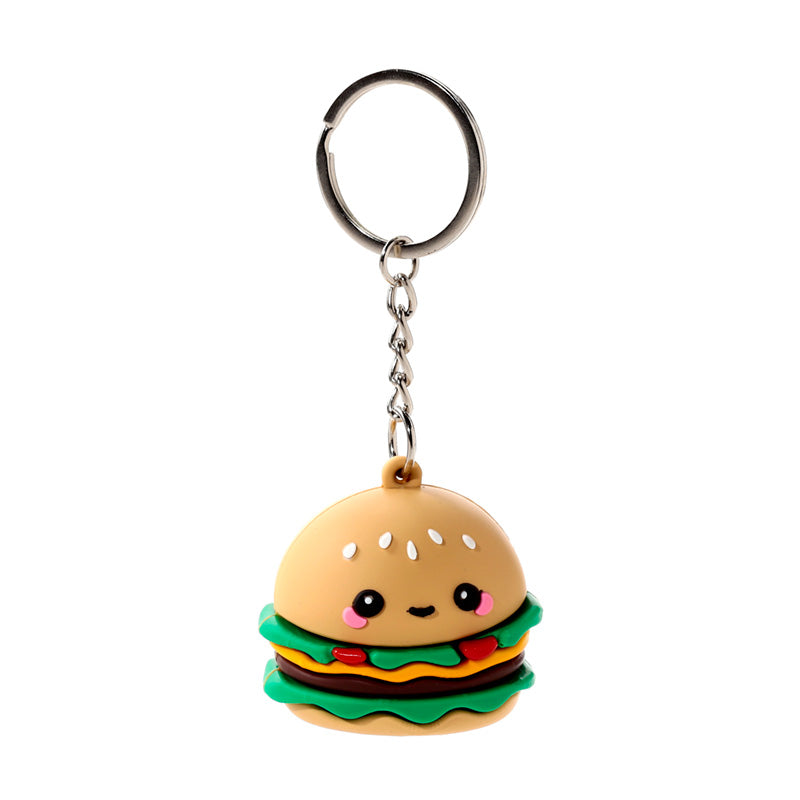 Hammy the Burger Foodiemals 3D PVC Keyring KEY297