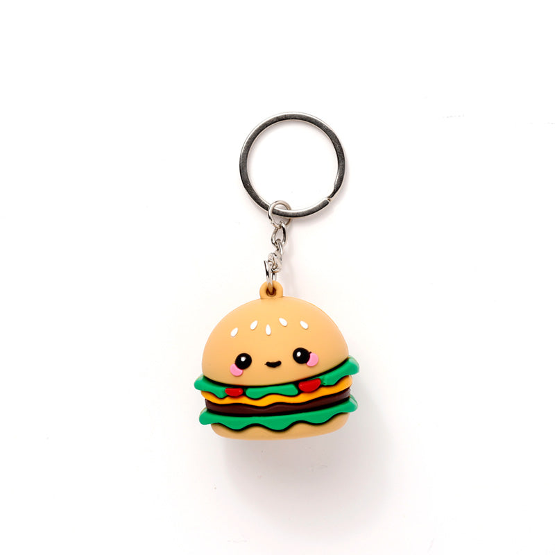 Hammy the Burger Foodiemals 3D PVC Keyring KEY297