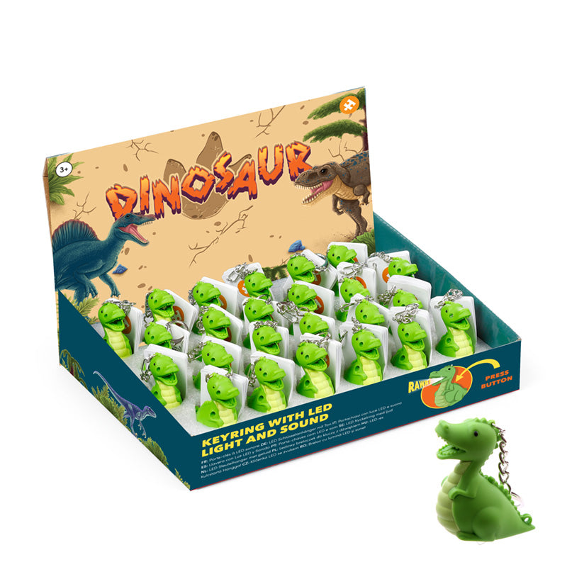 Roaring Dinosaur LED Keyring with Sound KEY327
