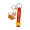 QuirKeys Maneki Neko Lucky Cat Liquid Keyring PVC Bag Charm KEY355
