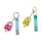 QuirKeys Fruity Ice Lolly Liquid Keyring PVC Bag Charm KEY367