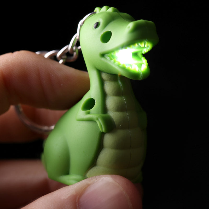 RAWR Roaring Dinosaur LED Keyring with Sound KEY59