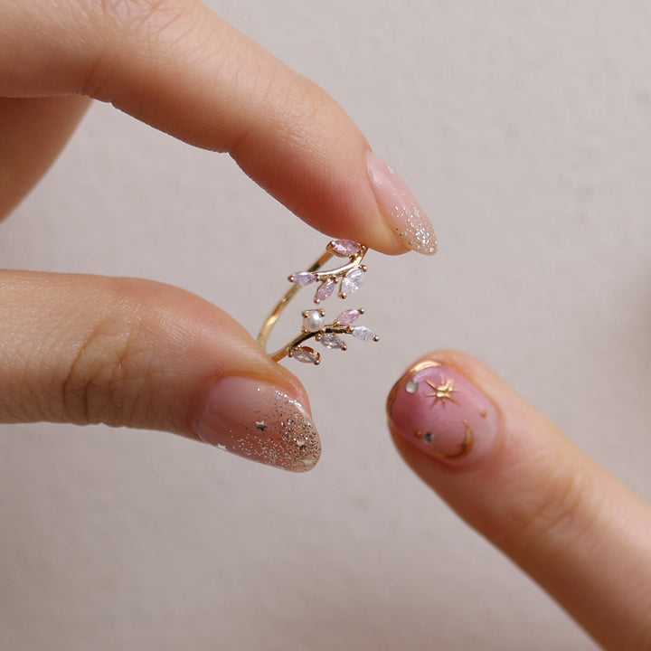 Pearl vine ring-1