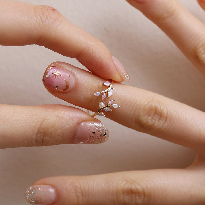 Pearl vine ring-2