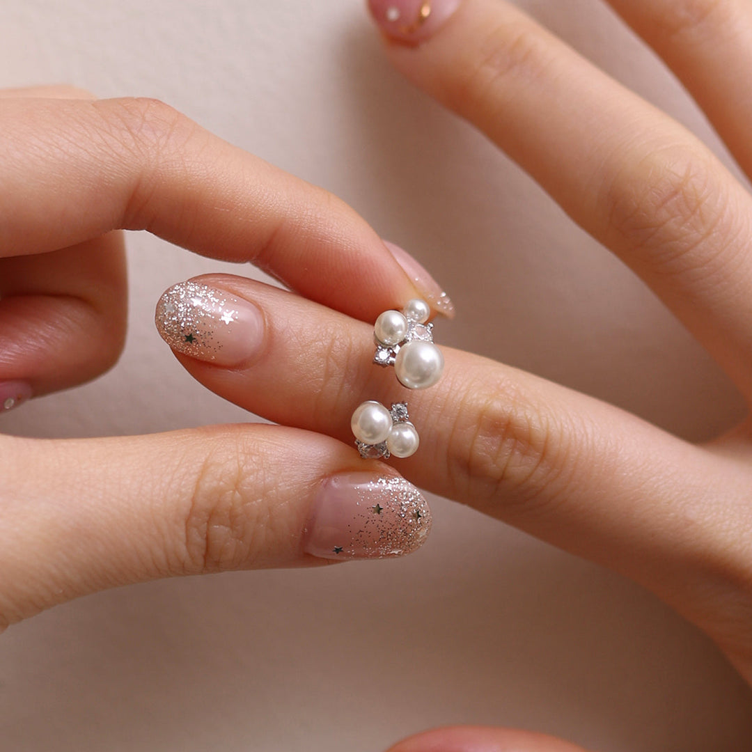 Pearl cubic ring-4