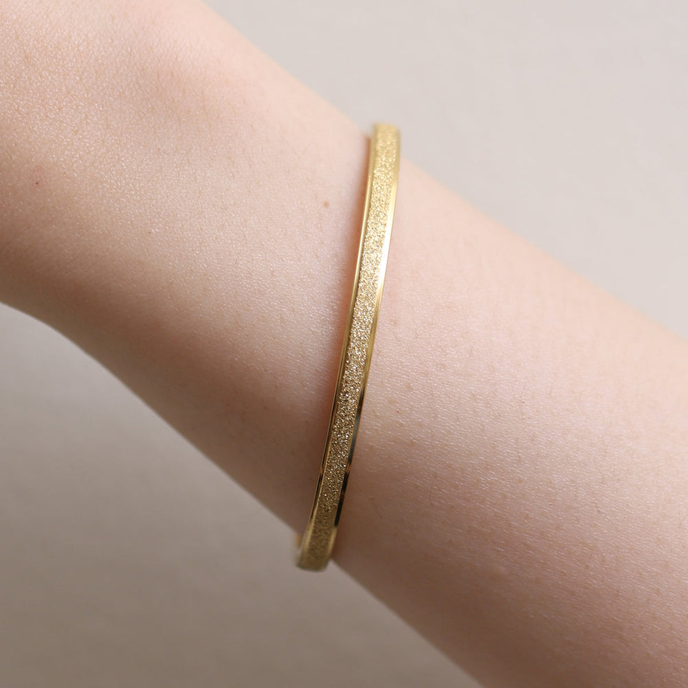 simple glitter thin bangle
