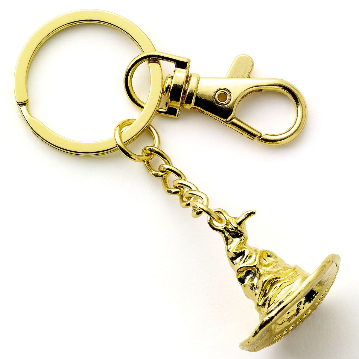 Harry Potter Gold Tone Sorting Hat Keyring KH3DG006