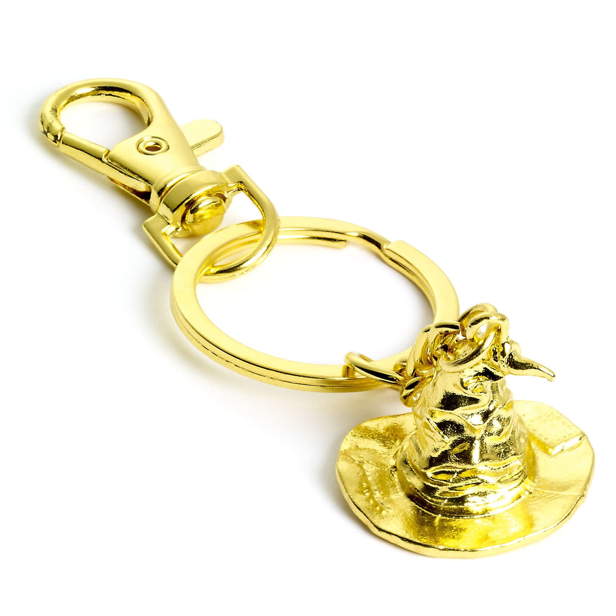 Harry Potter Gold Tone Sorting Hat Keyring KH3DG006