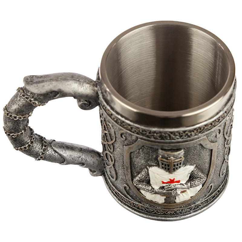 Decorative Crusader Knight Tankard KN185