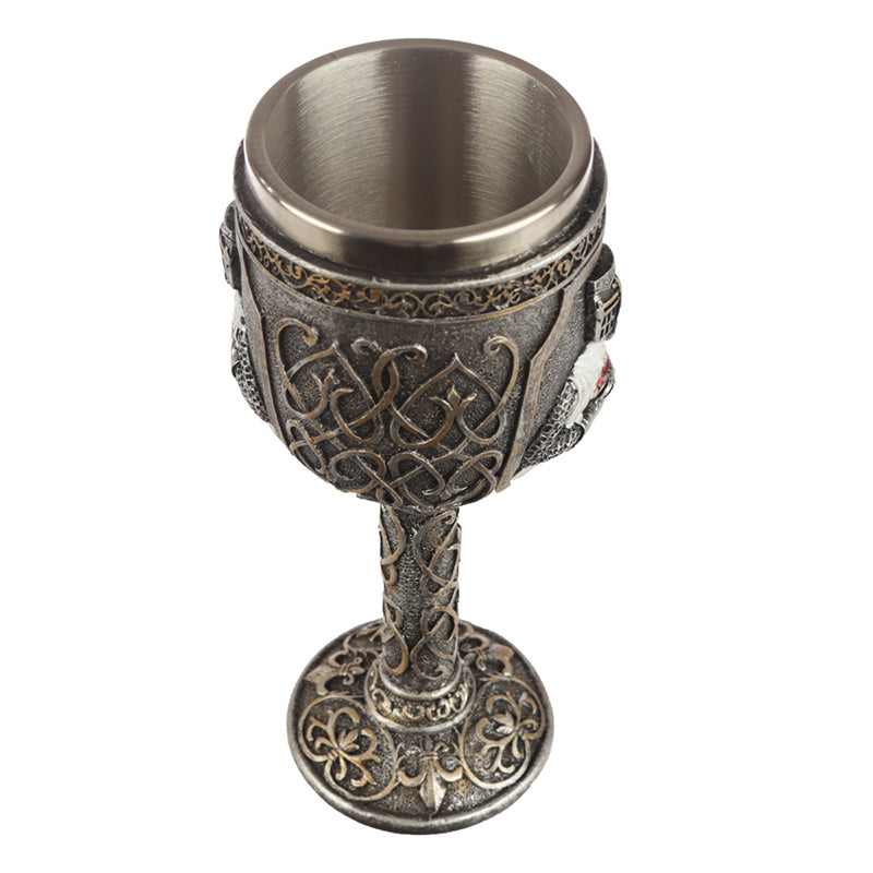 Decorative Crusader Knight Goblet (Bulk Packaging) KN186B