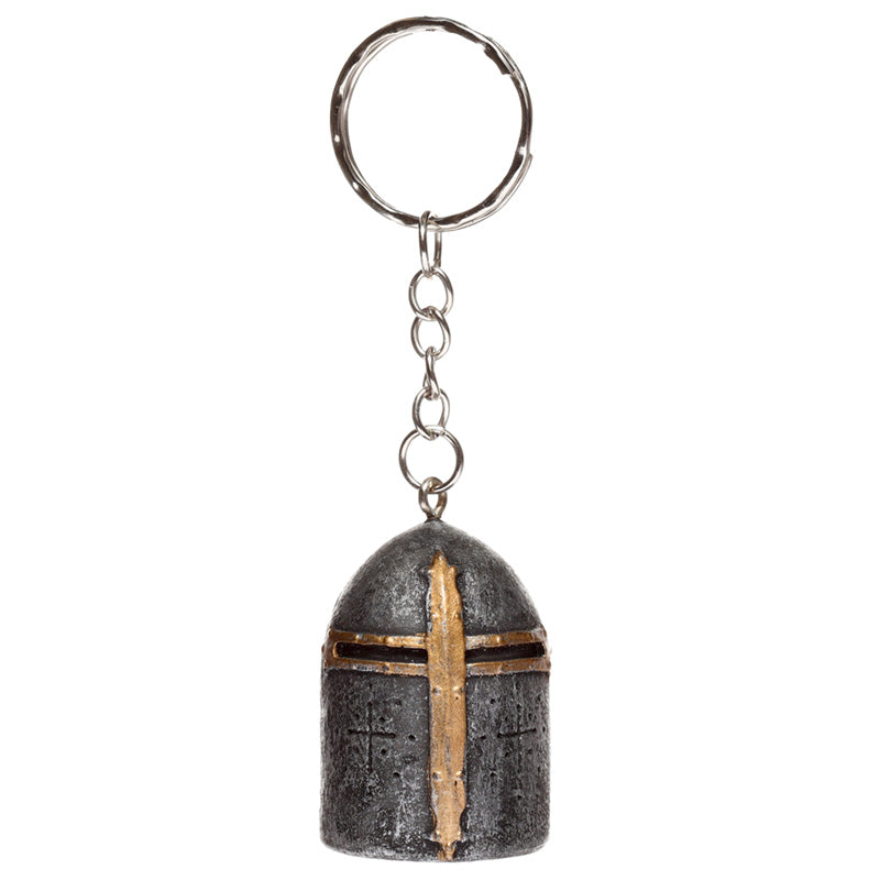 Medieval Knight Helmet Keyring KN204