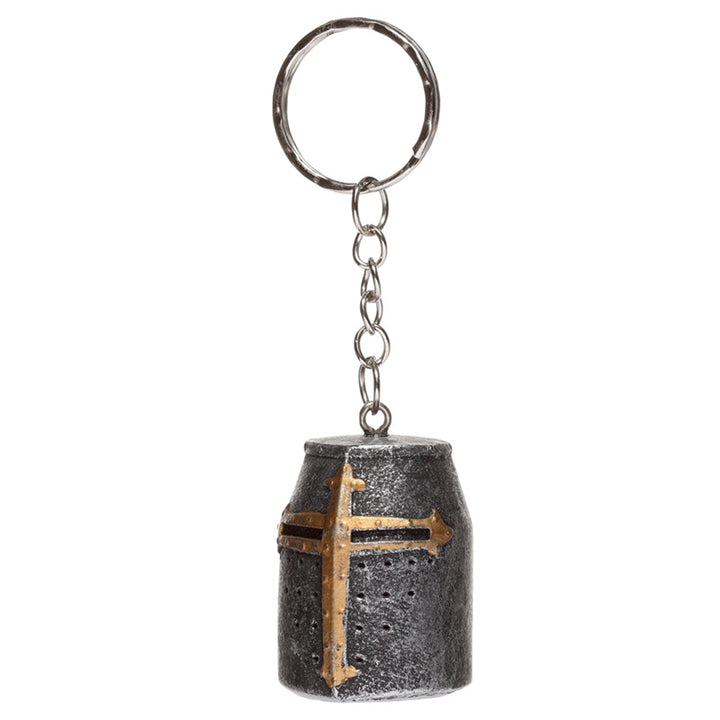 Medieval Knight Helmet Keyring KN204