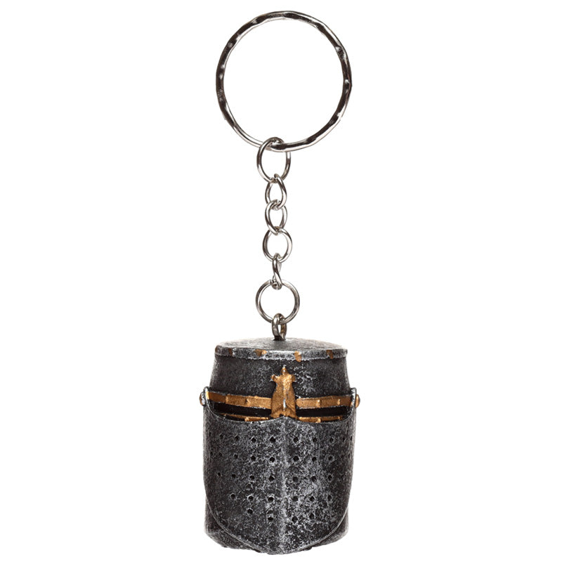 Medieval Knight Helmet Keyring KN204