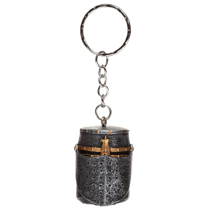 Medieval Knight Helmet Keyring KN204