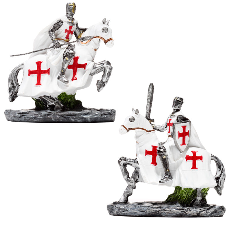 Crusader Knight on Horseback Defender KN220