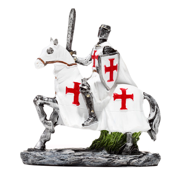 Crusader Knight on Horseback Defender KN220