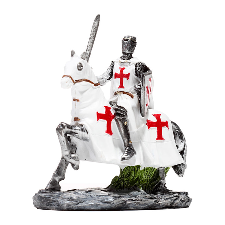 Crusader Knight on Horseback Defender KN220