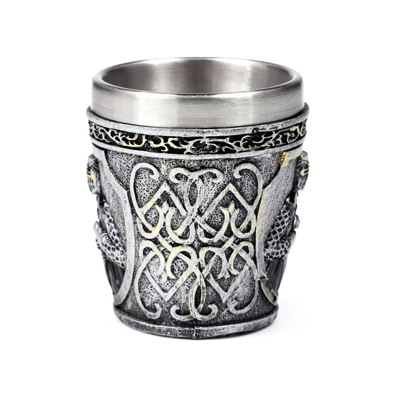 Decorative Medieval Black Knight Shot Glass KN229