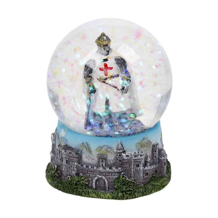 Crusader Knight & Castle Snow Globe KN233