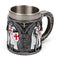 Decorative Medieval Knight with Sword & Shield Tankard KN235