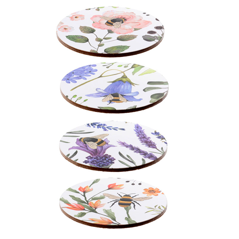 Nectar Meadows Set of 4 Cork Coasters KP71