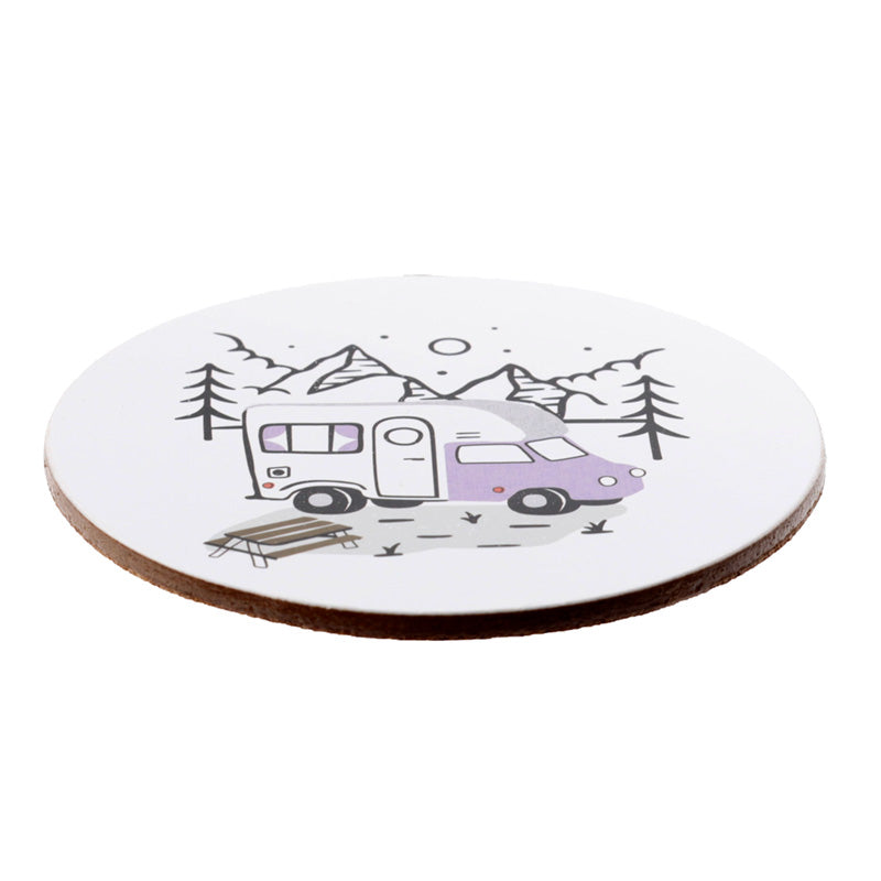 Wildwood Caravan Set of 4 Cork Coasters KP74