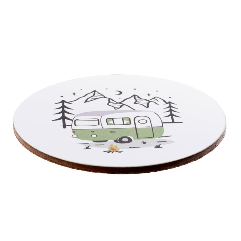 Wildwood Caravan Set of 4 Cork Coasters KP74