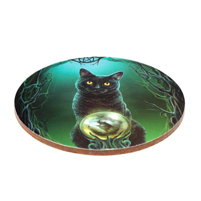 Lisa Parker Magic Cats Set of 4 Cork Coasters KP77