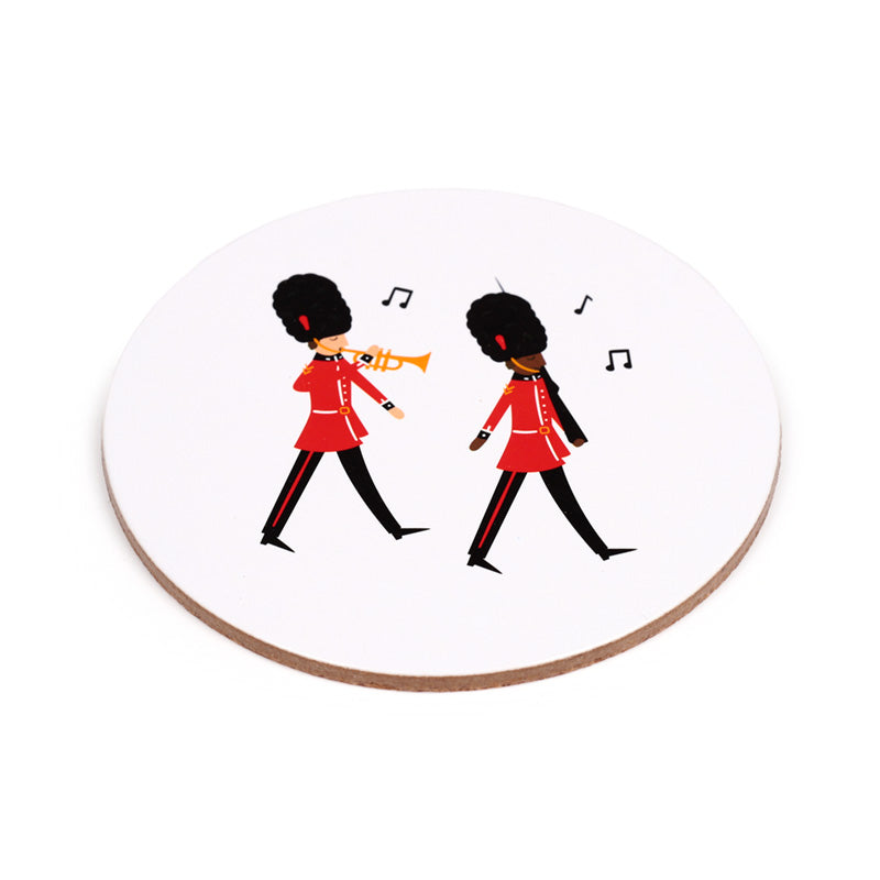 London Souvenir Set of 4 Cork Coasters KP82
