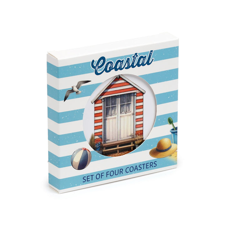 Coastal Set of 4 Cork Coasters KP84