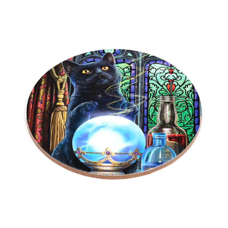 Lisa Parker Magical Cats Set of 4 Cork Coasters (New 2025) KP85