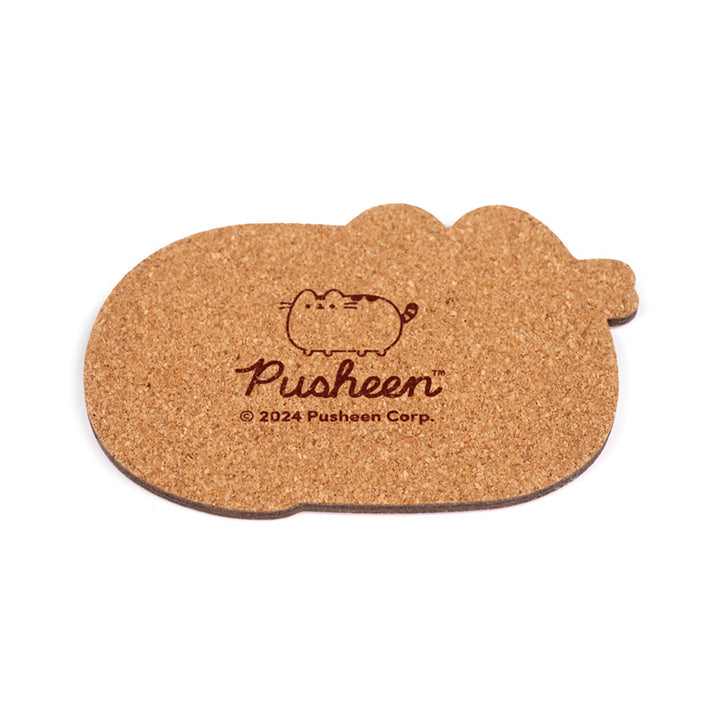 Pusheen the Cat Set of 4 Shaped Cork Coasters KP86