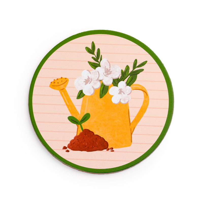 In the Garden Set of 4 Cork Coasters KP87