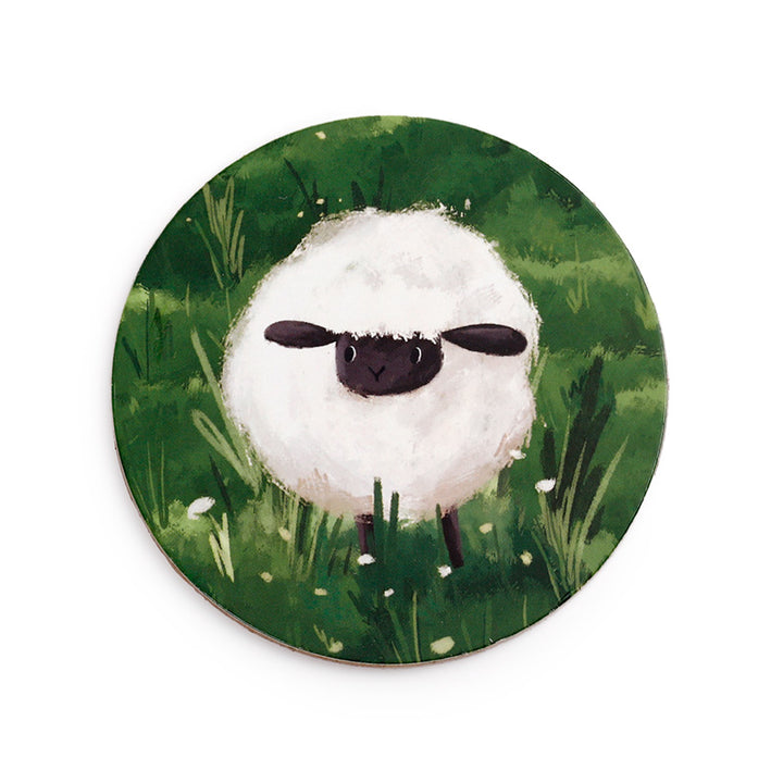 Sheep Set of 4 Cork Coasters KP88